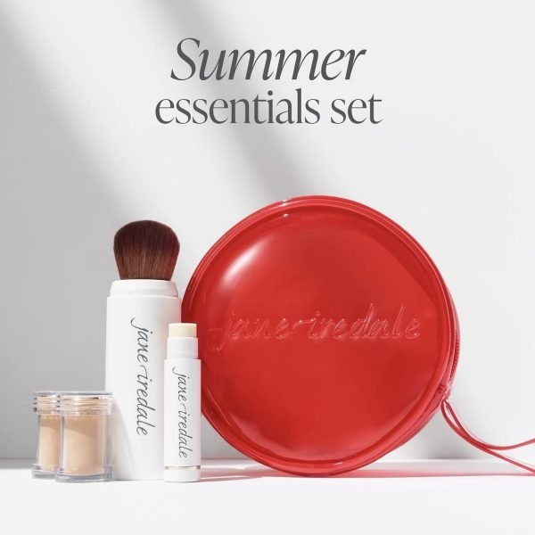 PROMO Set Jane iredale Powder Me SPF30 + lipdrink + jelly bag